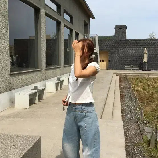 [BUNJANG] Sioa Cloud Curve Jeans / 시오아 클라우드 커브진