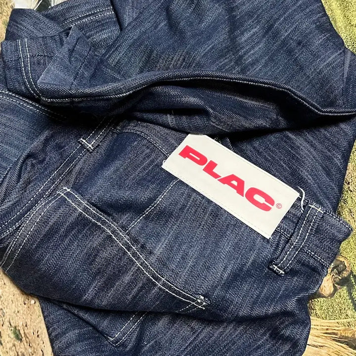 [BUNJANG] Plac Denim Wide-Fit Pants (Size 34) / 플랙 데님 34