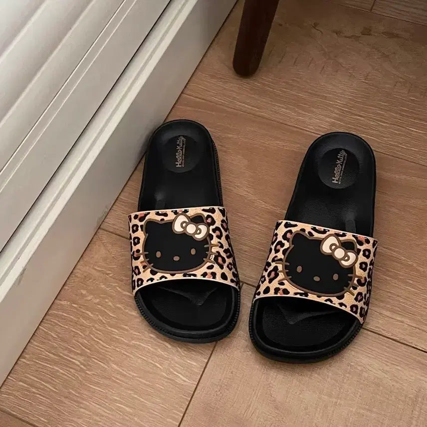 [BUNJANG] Hoppikitty Slippers (Size 230-235) / 호피키티 슬리퍼