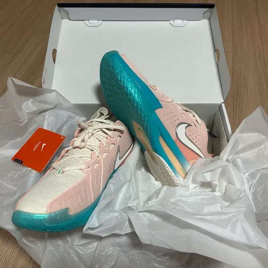 [BUNJANG] Nike GT Cut 3 Washed Coral Basketball Shoes (290) / 나이키 지티컷3 워시드 코랄 290