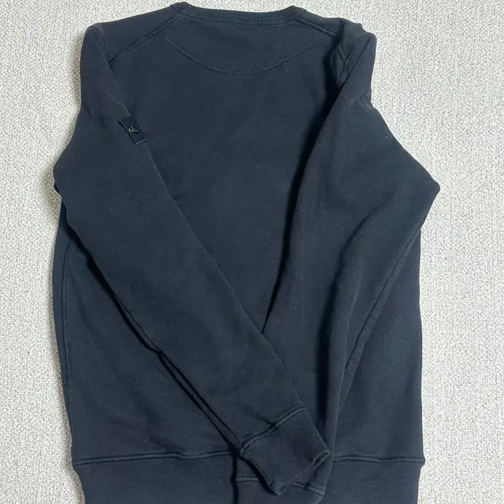 [BUNJANG] Stone Island Crewneck Sweatshirt Black / (정품)스톤아일랜드 맨투맨 블랙