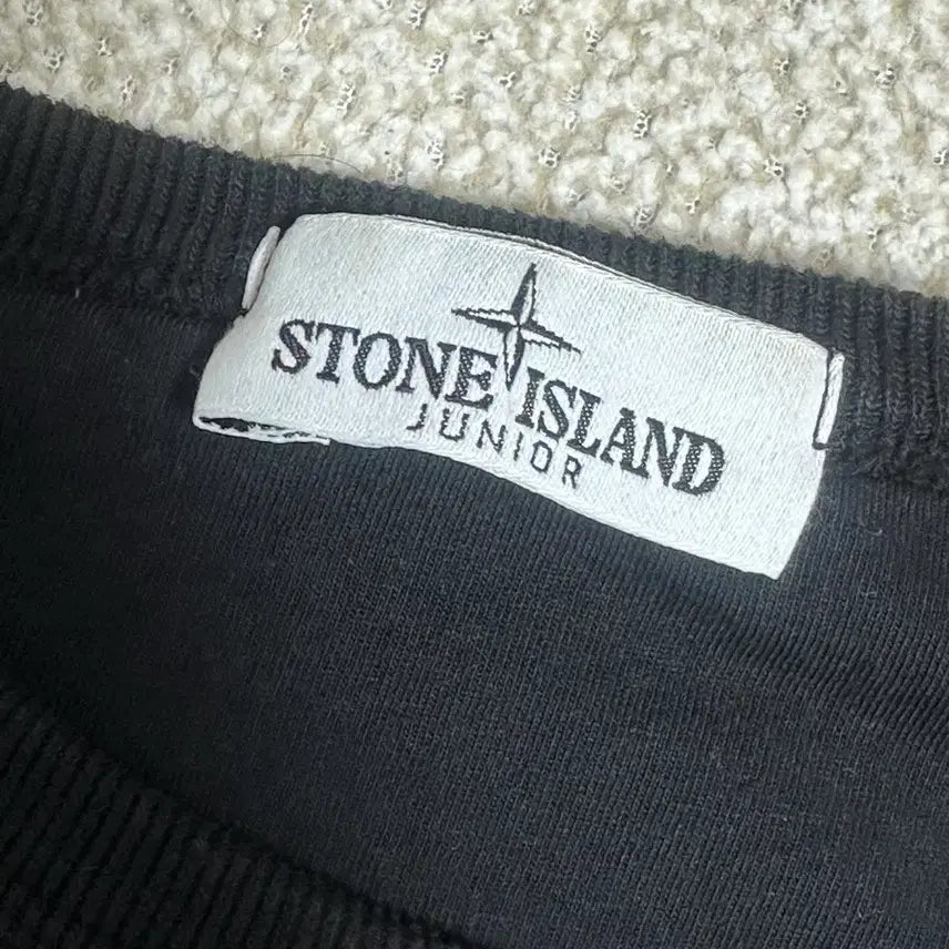 [BUNJANG] Stone Island Crewneck Sweatshirt Black / (정품)스톤아일랜드 맨투맨 블랙