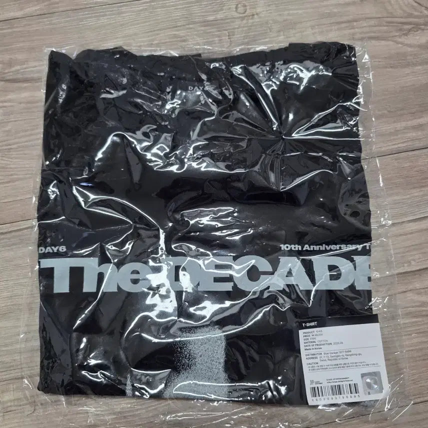 [BUNJANG] DAY6 10th Anniversary T-Shirt / THE DECADE 데이식스 10주년 티셔츠