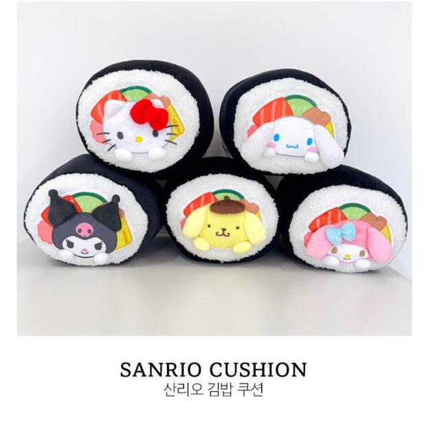 [BUNJANG] Sanrio Hello Kitty Gimbap Futomaki Cushion Doll / 산리오 헬로키티 김밥 후토마키 쿠션 인형