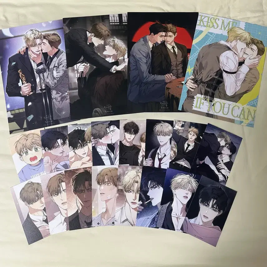 [BUNJANG] Fantasyte Kiss Me If You Can MD Special Set Postcards + Posters Bundle / 판타지트 키스미이프유캔 MD특전 풀세트 엽서+포스터 일괄