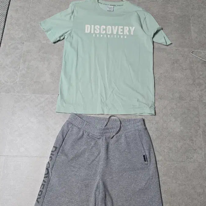 [BUNJANG] Discovery National Geographic Tracksuit Set / 디스커버리 상하복 네셔널바지 m