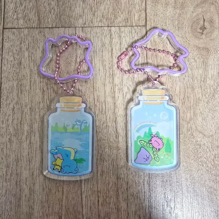 [BUNJANG] Pokemon Jamsil Pop-Up Shaking Keychain (Ditto, Lapras, Jigglypuff) / 2025잠실 메타몽 팝업 흔들흔들키링 (라프라스, 통통코)