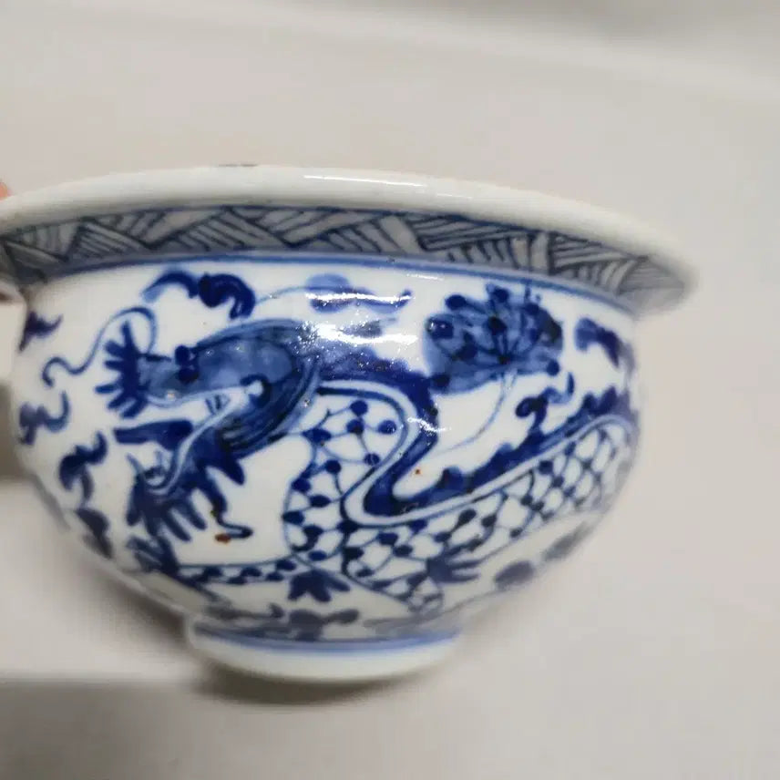 [BUNJANG] Chinese Blue and White Porcelain Vase / 중국도자기 청화 완