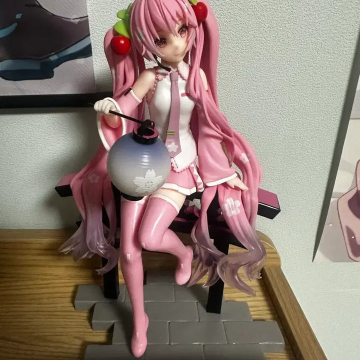 [BUNJANG] Hatsune Miku Sakura Miku Lantern Figure / 하츠네 미쿠 사쿠라 미쿠 amp 연등 피규어