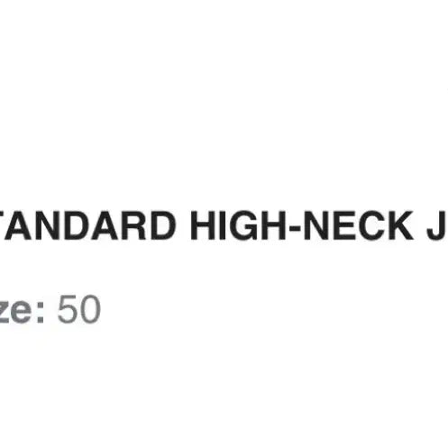 [BUNJANG] Noir Larrrmes Standard Highneck Jacket Size 50 / 느와르라르메스 스탠다드 하이넥 자켓 50사이즈