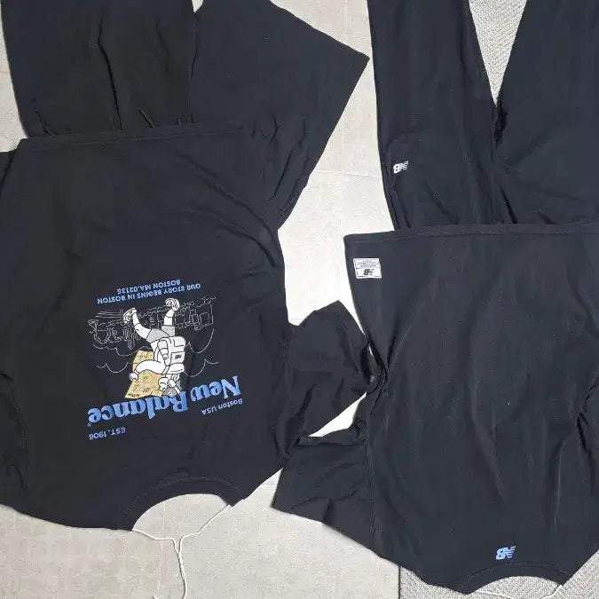 [BUNJANG] New Balance T-shirt and Shorts Set (2 pcs, Size M) / 뉴발란스 상하복세트 2벌 m세트