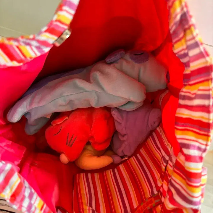 [BUNJANG] Bestever Pink Eco Bag / 고전문구 고전 가방 베스트에버 핑크 에코백