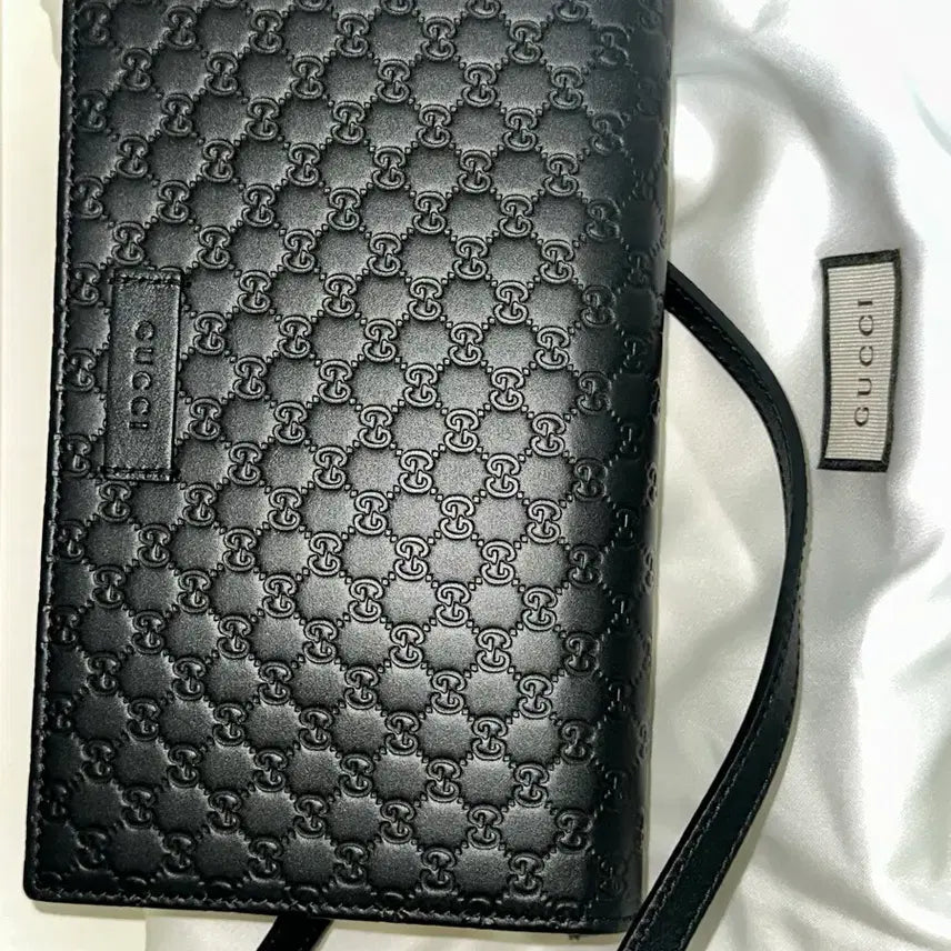 [BUNJANG] Gucci Microguccissima Crossbody Clutch Black 466507 / 구찌 마이크로시마 크로스백 클러치 블랙 466507 정품