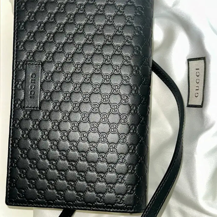 [BUNJANG] Gucci Microguccissima Crossbody Clutch Black 466507 / 구찌 마이크로시마 크로스백 클러치 블랙 466507 정품