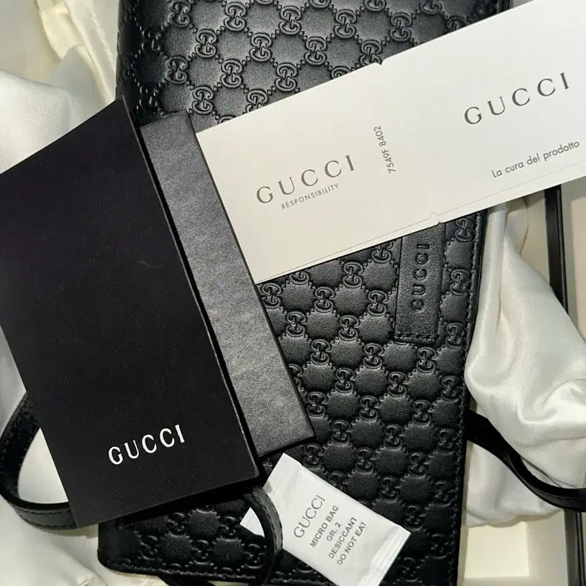 [BUNJANG] Gucci Microguccissima Crossbody Clutch Black 466507 / 구찌 마이크로시마 크로스백 클러치 블랙 466507 정품