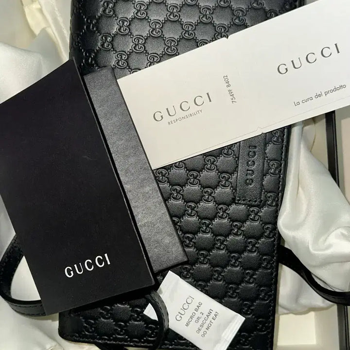 [BUNJANG] Gucci Microguccissima Crossbody Clutch Black 466507 / 구찌 마이크로시마 크로스백 클러치 블랙 466507 정품