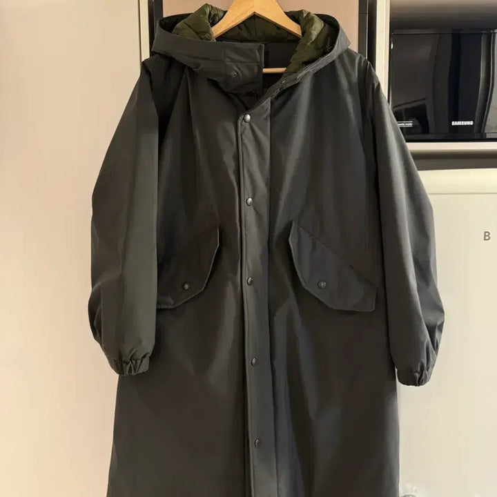 [BUNJANG] Uniqlo x Engineered Garments Puff Tech Hooded Coat M / 유니클로 x 엔지니어드가먼츠 퍼프테크 후드코트 M