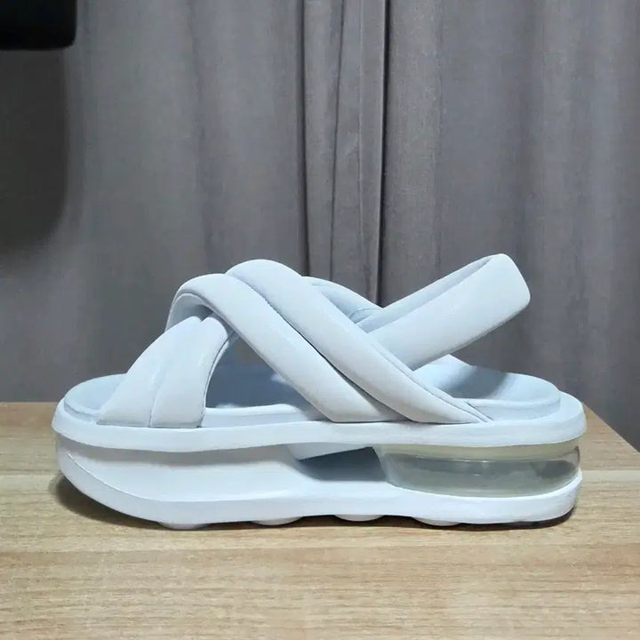 [BUNJANG] Nike Air Max Ayala Platform Sandals Sky Blue / 나이키 에어맥스 아일라 키높이 샌들 230사이즈 새제품(노박스)
