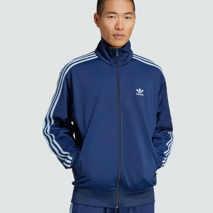 [BUNJANG] Adidas Firebird Track Top Jersey Sky Blue / 아디다스 파이어버드 트랙탑 져지 스카이블루
