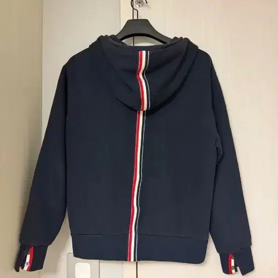 [BUNJANG] Thom Browne Centerback Stripe Hoodie Zip-up Navy Size 2 / 톰브라운 센터백 스프라이트 삼선 후드집업네이비 2