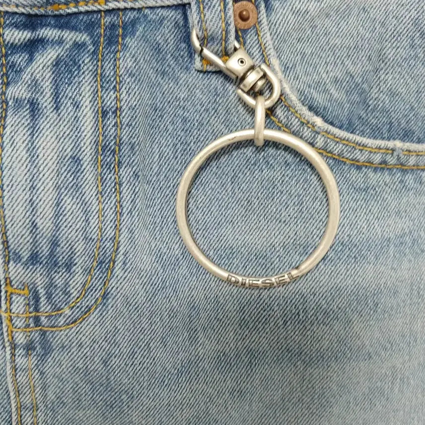 [BUNJANG] Diesel Vintage Wash Denim Mini Skirt (XS) / 디젤(Diesel) 빈티지 워싱 데님 미니스커트 (XS)