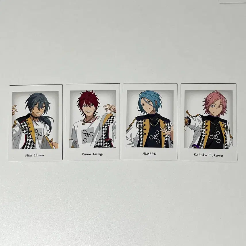 [BUNJANG] Ensemble Stars 10th Anniversary Crazy:B Photocard Set (Rinne, Himeru, Nikki, Kohaku) / 앙스타 10주년 특전 파샷츠 린네 히메루 니키 코하쿠 크비 크레이지비