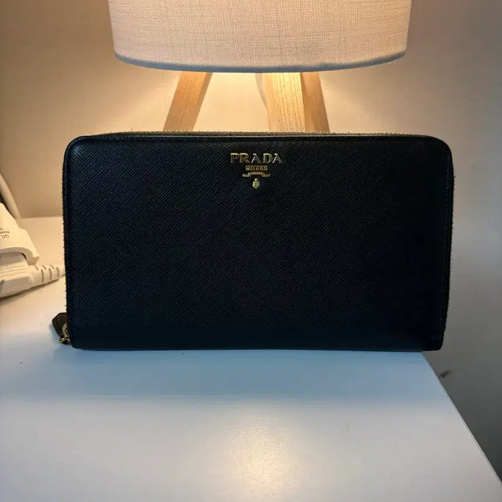 [BUNJANG] Prada Saffiano Long Wallet Black / 프라다 사피아노 블랙 장지갑