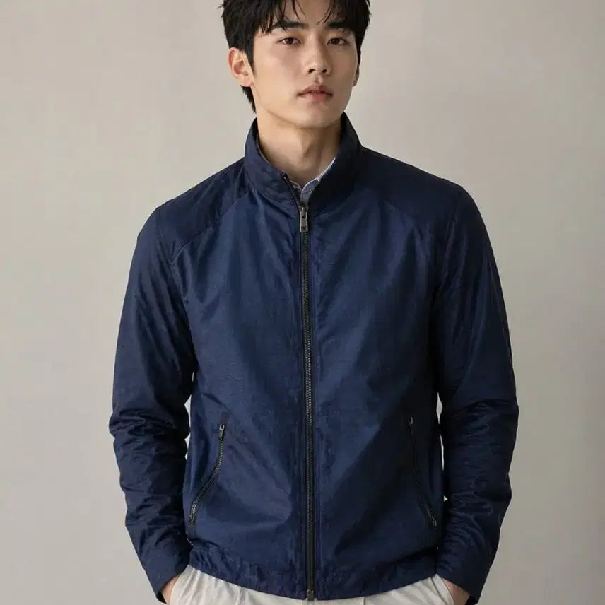 [BUNJANG] Indian Mode Transitional Navy Blue Jacket 105 / 새상품/105/인디언모드 간절기 네이비 블루 자켓