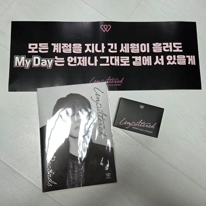 [BUNJANG] DAY6 Wonpil Unfiltered Concert Last Day Gift Set / 플세트) 원필 언필터드 콘서트 막콘 기프트 + 슬로건 + 입장키트