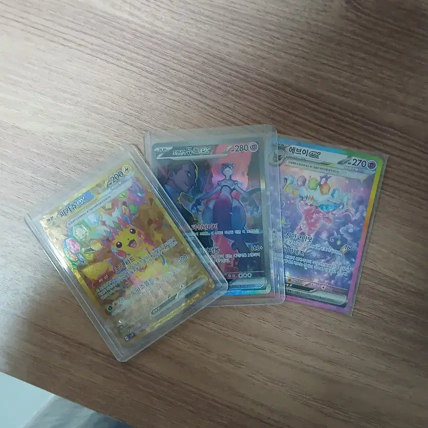 [BUNJANG] Pokemon Card Bundle Set (Mewtwo SAR, Pikachu UR, Eevee SAR, etc.) / 특일 카드 포함 희귀 포켓몬 카드 60장 일괄 판매