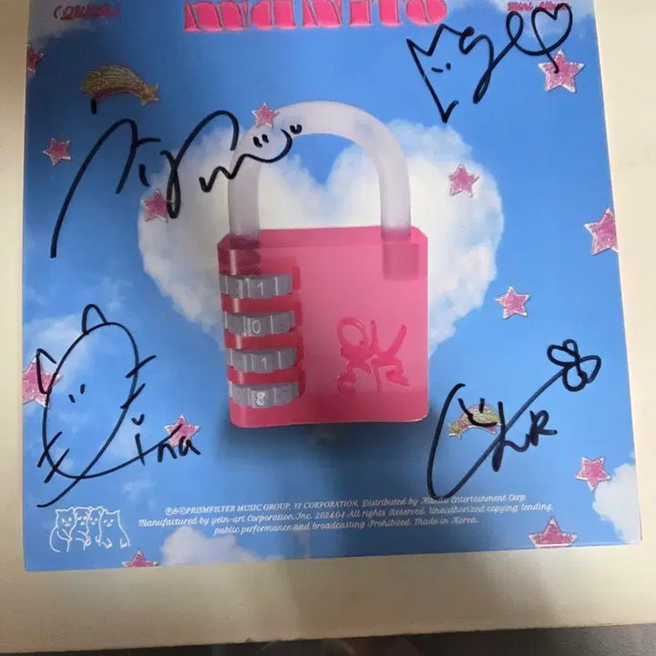 [BUNJANG] QWER Manito Locked Album / qwer 마니또 자물쇠 비매 싸인앨범