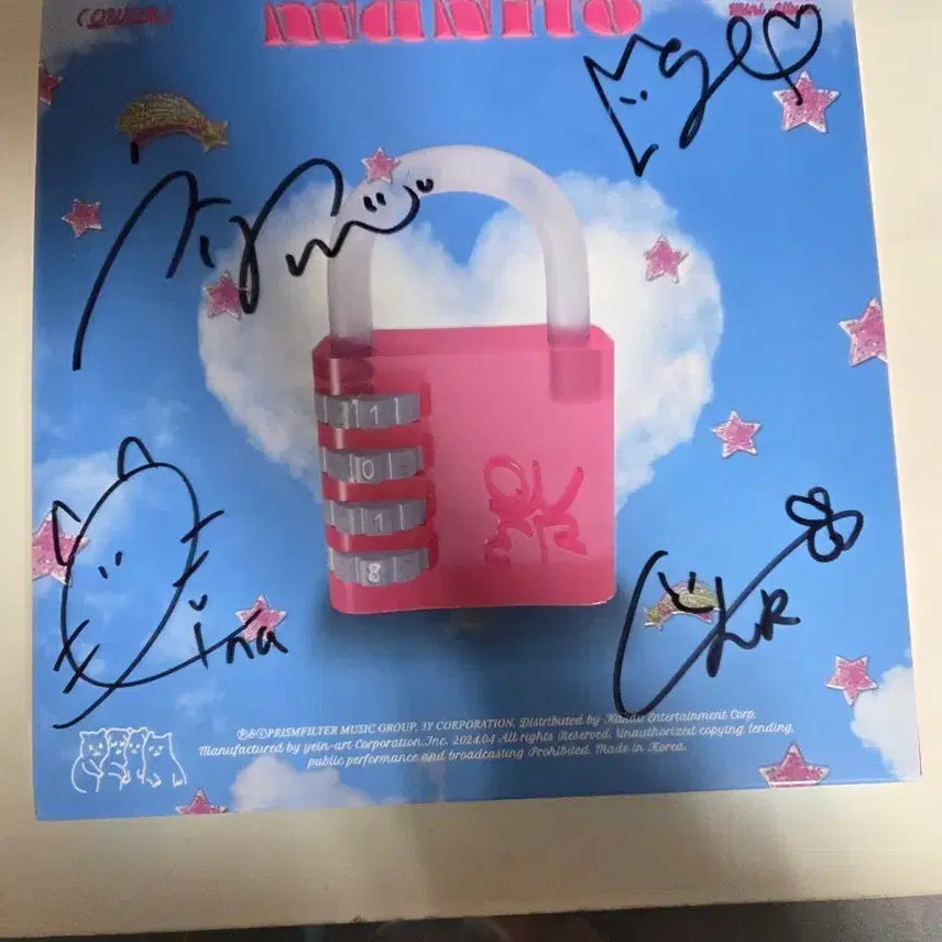 [BUNJANG] QWER Manito Locked Album / qwer 마니또 자물쇠 비매 싸인앨범
