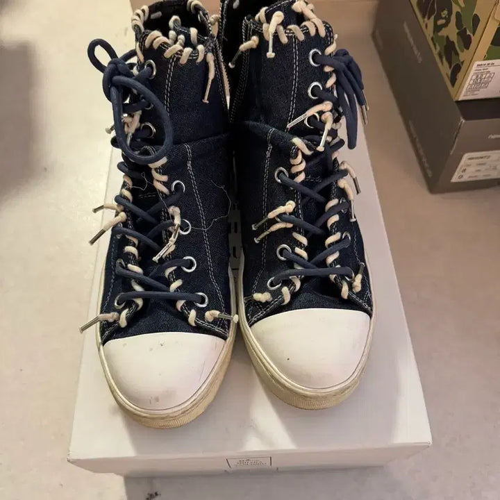 [BUNJANG] Mihara Yasuhiro High-Top Sneakers / 미하라 하이탑