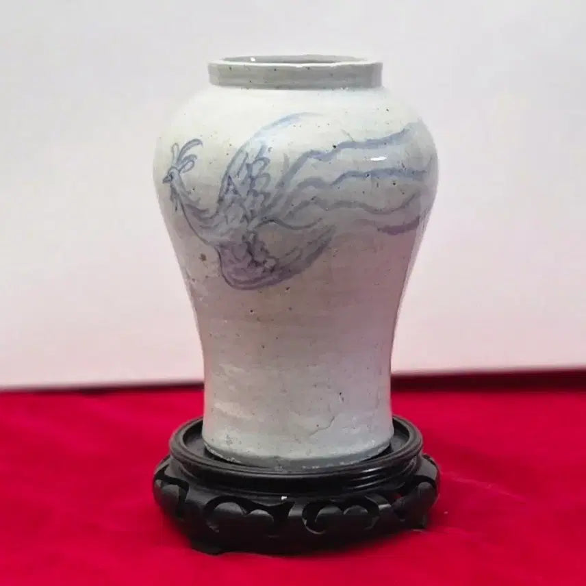 [BUNJANG] Blue-and-white Porcelain Phoenix Jar / 청화 백자 봉황문 항아리