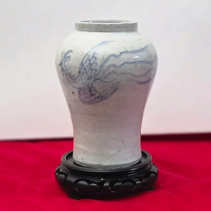 [BUNJANG] Blue-and-white Porcelain Phoenix Jar / 청화 백자 봉황문 항아리