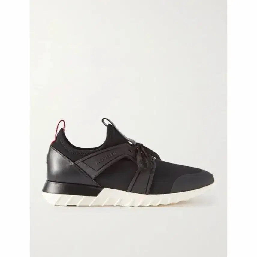 [BUNJANG] Moncler Emilianne Rubber Leather Trim Neoprene Sneakers / 몽클레어 에밀리앙 러버 레더트림 네오프렌 스니커즈