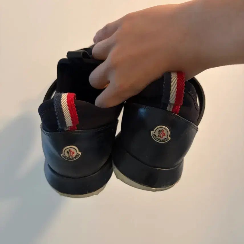 [BUNJANG] Moncler Emilianne Rubber Leather Trim Neoprene Sneakers / 몽클레어 에밀리앙 러버 레더트림 네오프렌 스니커즈