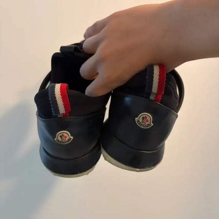 [BUNJANG] Moncler Emilianne Rubber Leather Trim Neoprene Sneakers / 몽클레어 에밀리앙 러버 레더트림 네오프렌 스니커즈