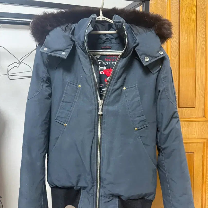 [BUNJANG] Moose Knuckles Limited Edition Silver Logo Padded Jacket / 무스너클 패딩