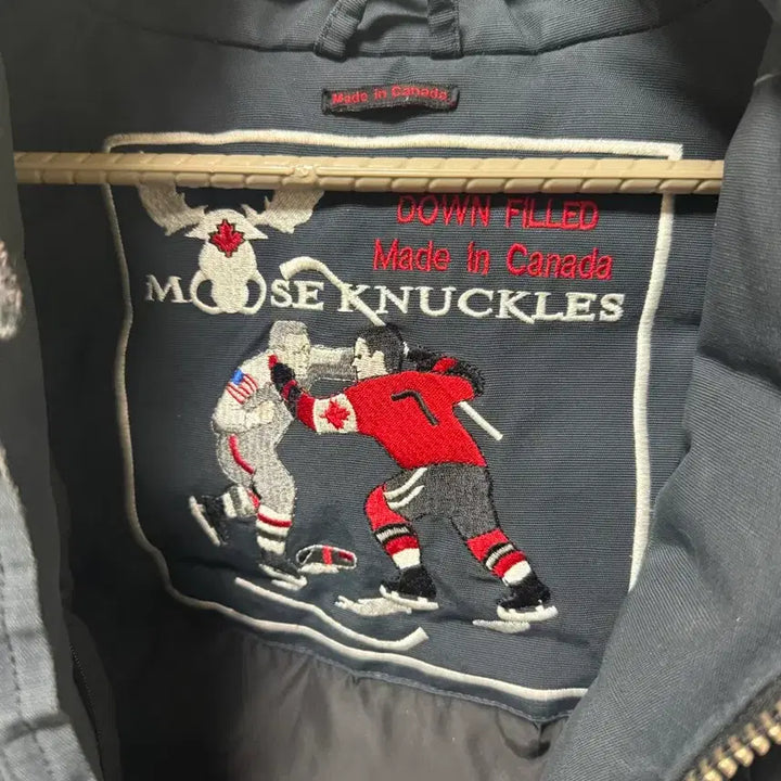 [BUNJANG] Moose Knuckles Limited Edition Silver Logo Padded Jacket / 무스너클 패딩