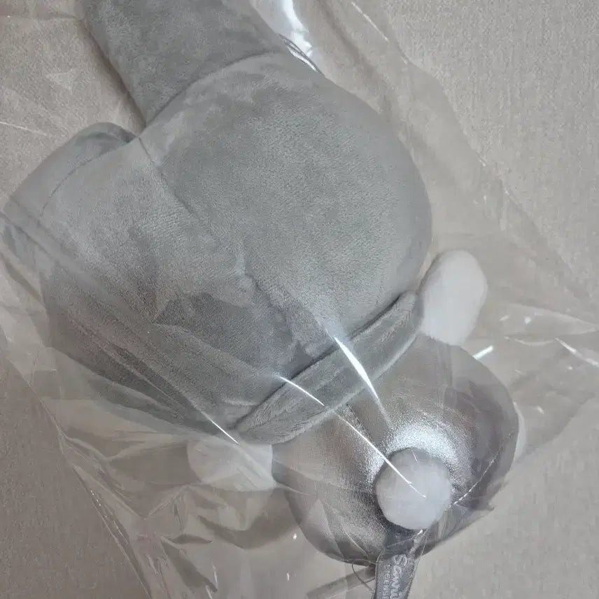 [BUNJANG] My Melody Gray Ribbon Plush Doll / 마이멜로디 인형 그레이 리본 봉제인형
