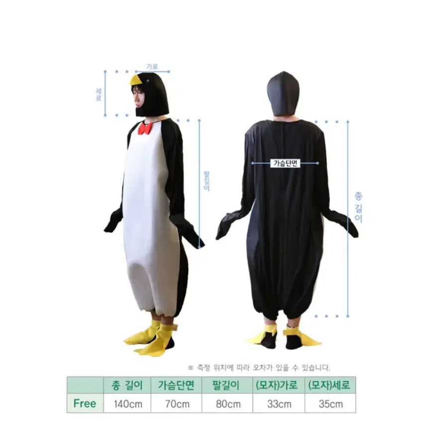 [BUNJANG] Penguin Graduation Costume Rental / 펭귄 졸업사진 의상 대여