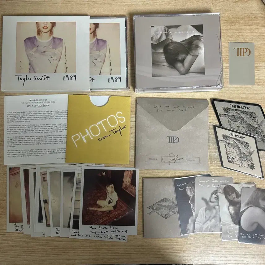 [BUNJANG] Taylor Swift 1989 TTPD Deluxe Bundle Set Polaroid Photocard / 일괄 급처) 테일러 스위프트 1989 TTPD 디럭스 폴라로이드 포카