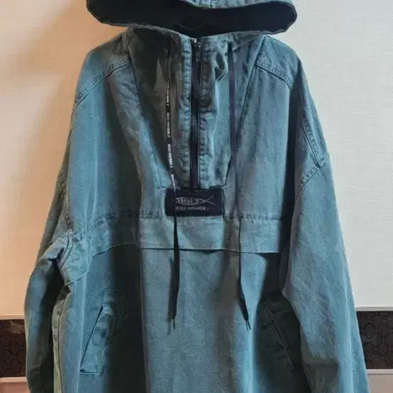 [BUNJANG] Holynumber7 Anorak Hoodie Khaki Oversized / 홀리넘버세븐 holynumber7 아노락 후드 카키 빅사이즈