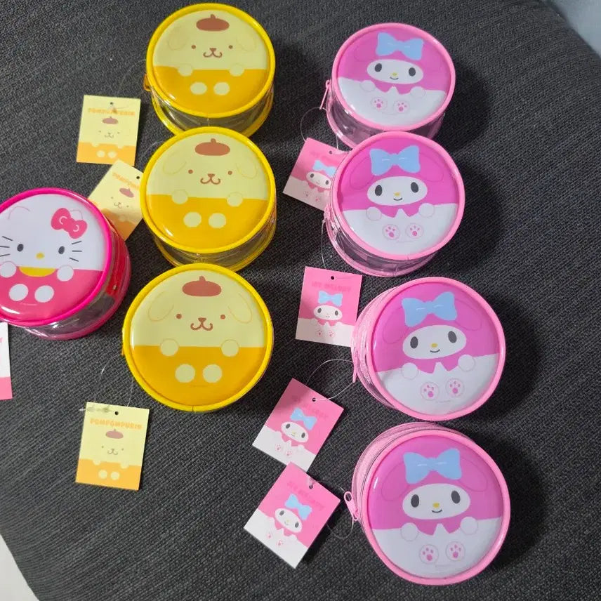 [BUNJANG] Sanrio Original PVC Pouch - Hello Kitty / Pom Pom Purin / My Melody / [정품] 산리오 원형 PVC 파우치 _ 헬로키티/폼폼푸린/마이멜로디
