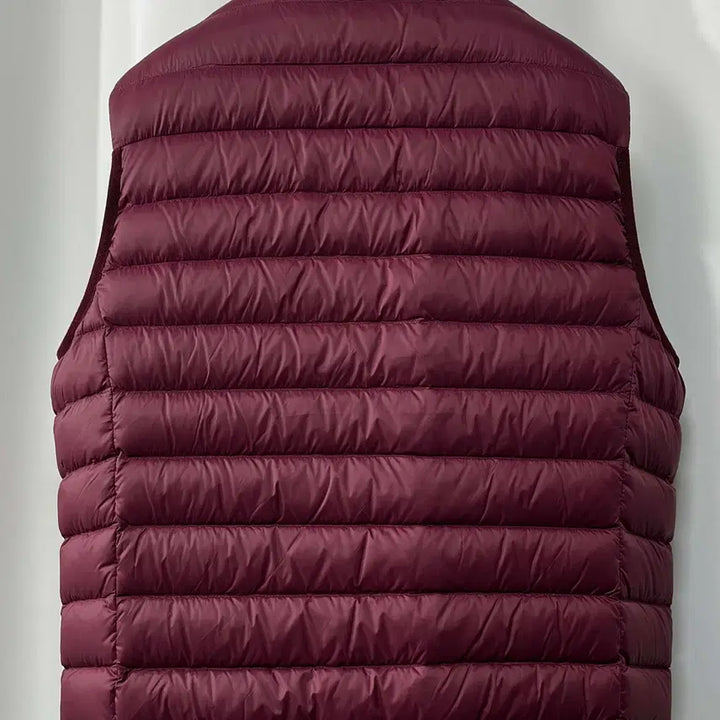 [BUNJANG] Polo Ralph Lauren Hybrid Replent Down Vest Jacket - Burgundy Black Watch / 폴로 랄프로렌 와인 버건디 하이브리드 리플렌트 블랙와치 다운 베스트 자켓