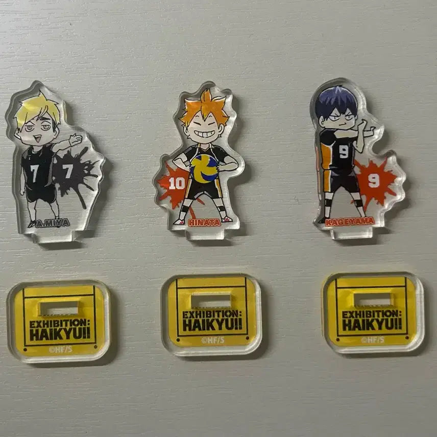 [BUNJANG] Haikyuu!! Original Art Exhibition Mini Acrylic Standee - Miya Atsumu, Hinata, Kageyama / 하이큐 원화전 미니아크릴 미야아츠무 히나타 카게야마