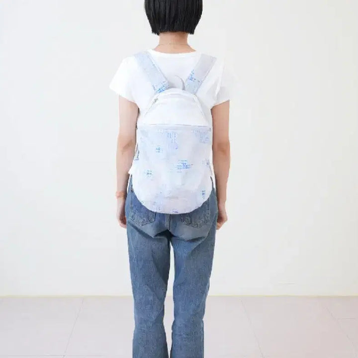 [BUNJANG] Riz M Backbag Misty Blue / 리즘 백팩 미스티블루