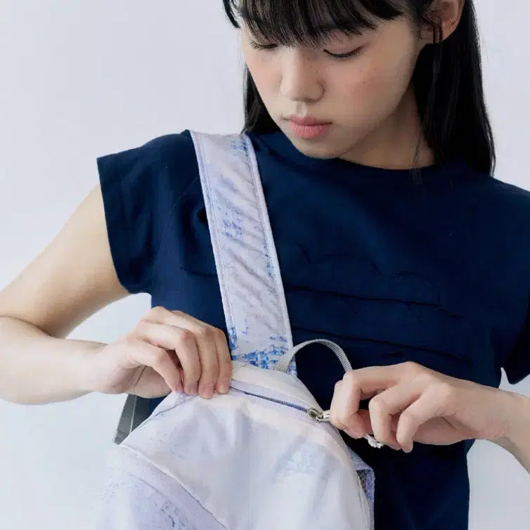 [BUNJANG] Riz M Backbag Misty Blue / 리즘 백팩 미스티블루