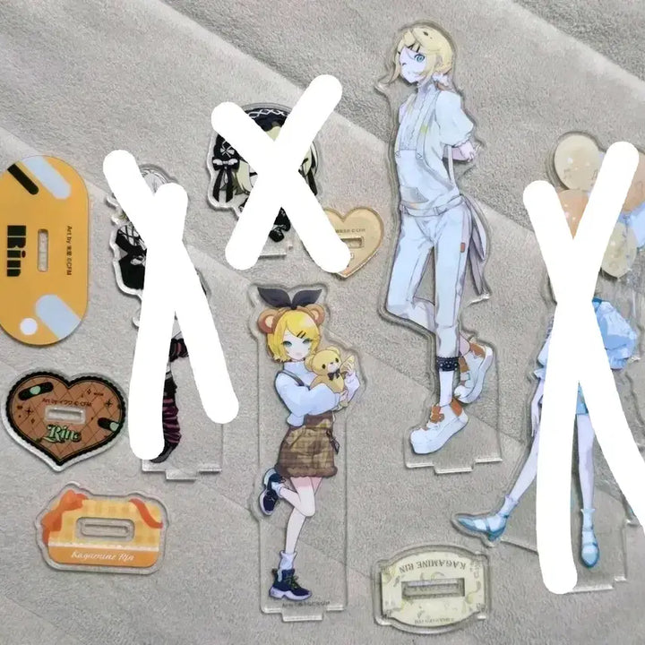 [BUNJANG] Vocaloid Kagamine Rin Acrylic Bundle Set / 일괄)보컬로이드 보카로 카가미네 린 아크릴